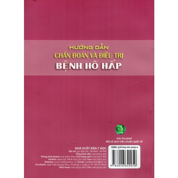 Sách - Hướng dẫn chẩn đoán và điều trị bệnh hô hấp