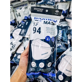 Combo 50 - 100 cái khẩu trang 4 lớp kf94 biomeq - bịch 10 cái