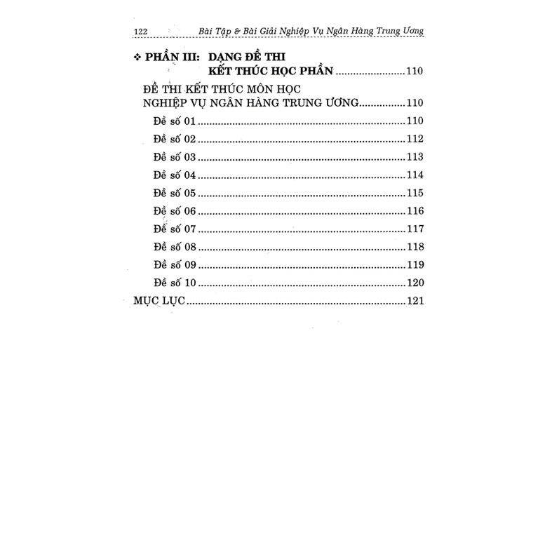 Sách - Bài Tập Và Bài Giải Nghiệp Vụ Ngân Hàng Trung Ương