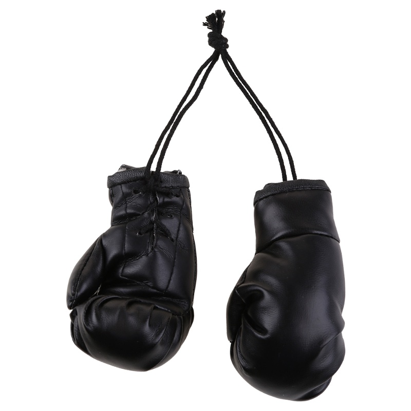 2 Phụ Kiện Treo Trang Trí Hình Găng Tay Boxing Màu Đen / Xanh Dương / Hồng Cho Nhà Ở
