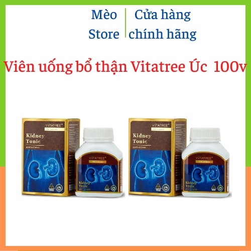 Viên uống bổ thận Vitatree Kidney Tonic 100 viên- Hàng nội địa Úc