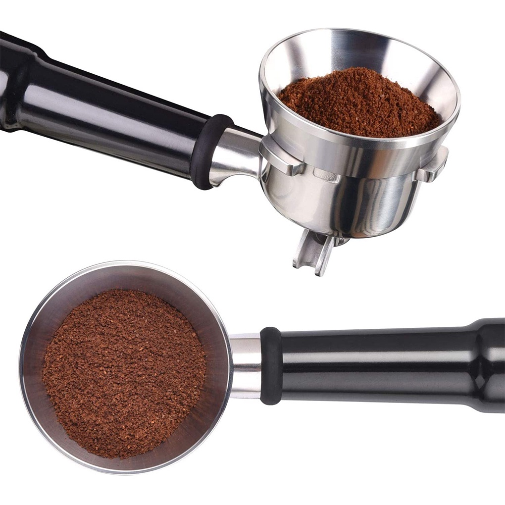 [house]Coffee Dosing Ring 304 Stainless Steel Coffee Dosing Funnel Replacement for 54mm Breville Portafilter