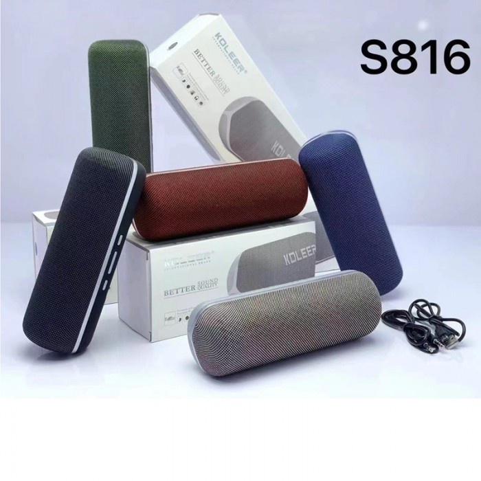 Loa Nghe Nhạc Bluetooth Cầm Tay KOLEER S816 Loa Blutooth Di Động Không Dây Mini Chính Hãng