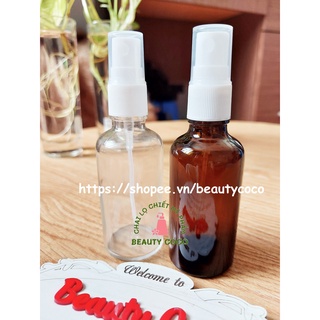 Chai Thủy Tinh Phun Sương 50ml 100ml