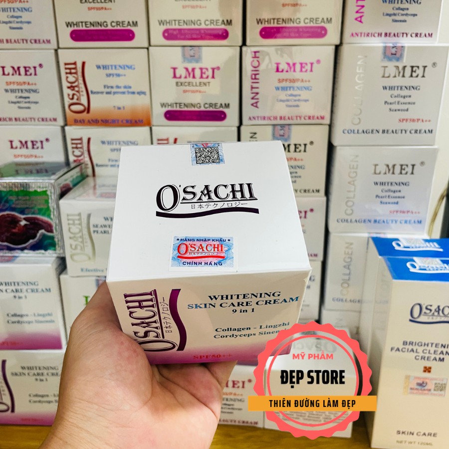 KEM OSACHI TÍM 9 IN 1 - O'SACHI WHITENIG SKIN CARE CREAM 20G - MỜ THÂM NÁM - CHỐNG LÃO HOÁ DA