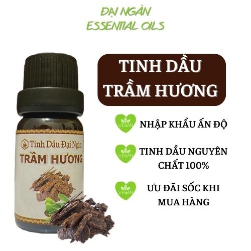Tinh dầu trầm hương thiên nhiên nguyên chất xông phòng tạo cảm giác thư thái 10ml