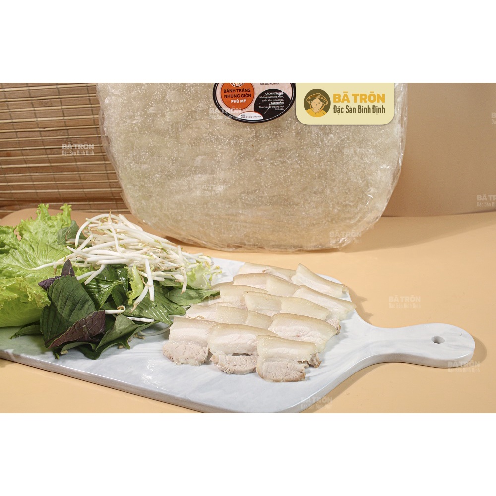 [Nguyên Gốc Bình Định]_Bánh Tráng Nhúng Giòn Phù Mỹ_LOẠI DẺO THƠM_Nhúng Nước