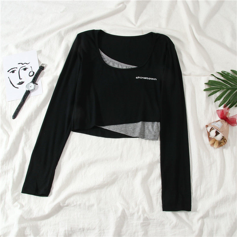 Áo Thun Tay Dài Thời Trang Mùa Thu 2020 Cho Nữ