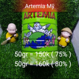 Artemia Mỹ loại 75% (25g)