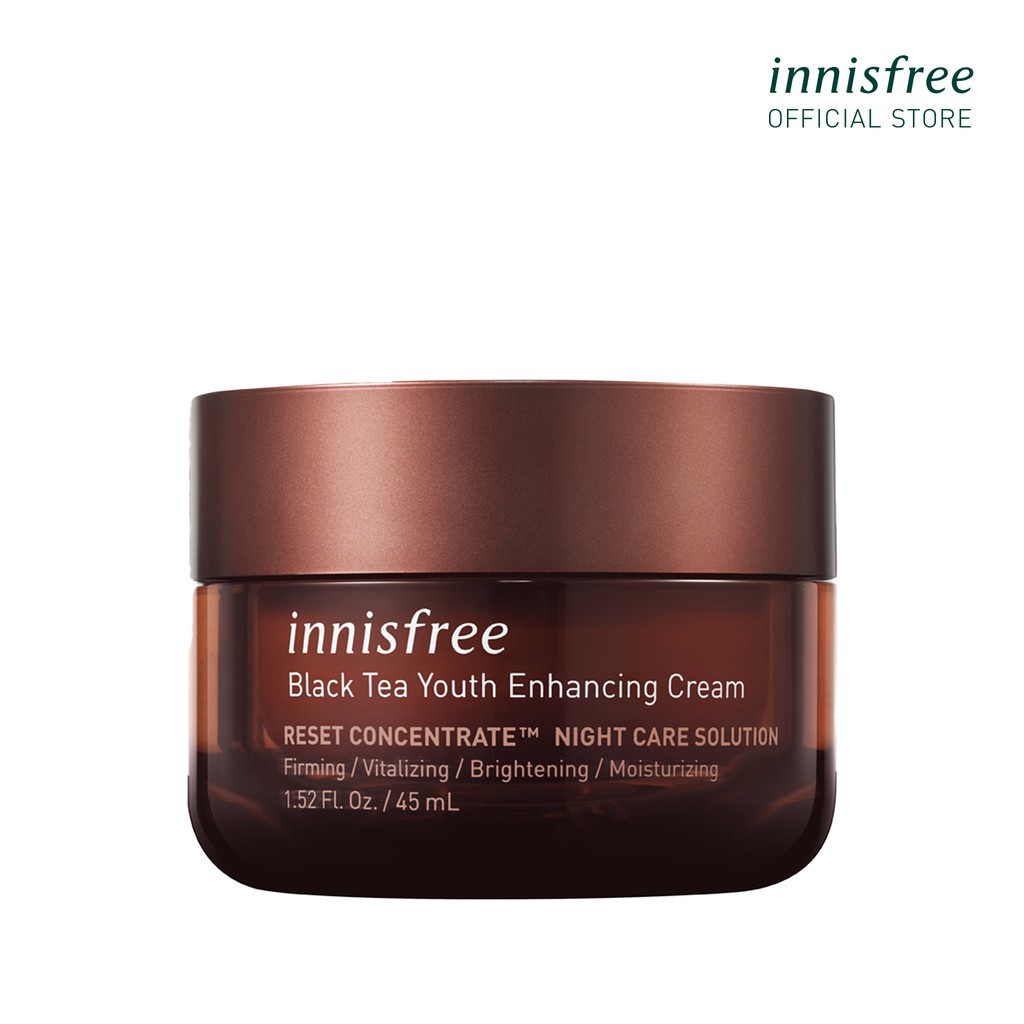 Kem dưỡng phục hồi da và chống lão hóa trà đen innisfree Black Tea Youth Enhancing Cream 45ml