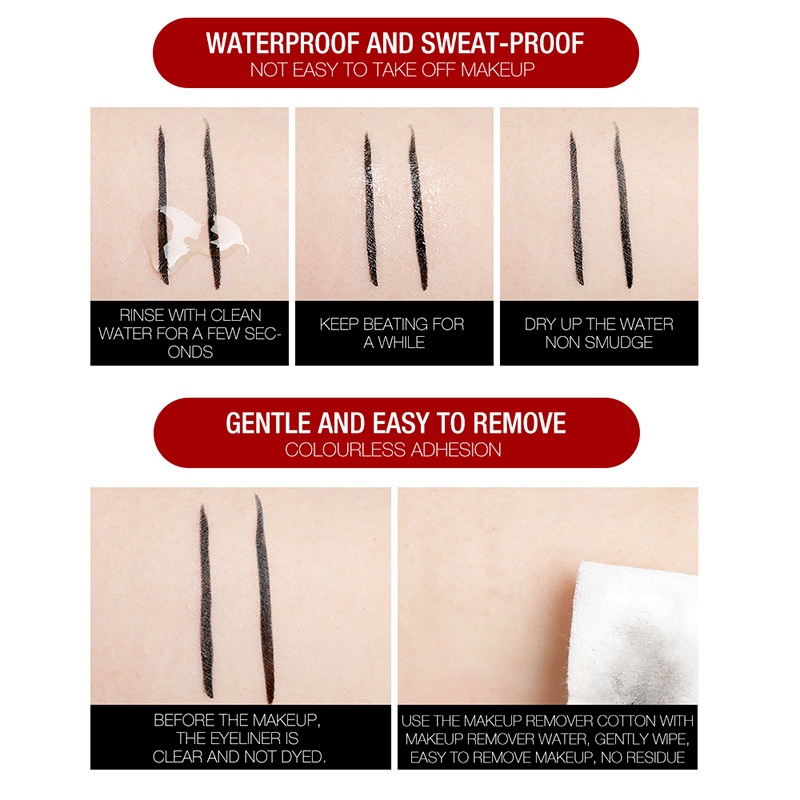 [Hàng mới về] Bút kẻ mắt chống nước chống mồ hôi lâu phai nhanh khô tiện lợi