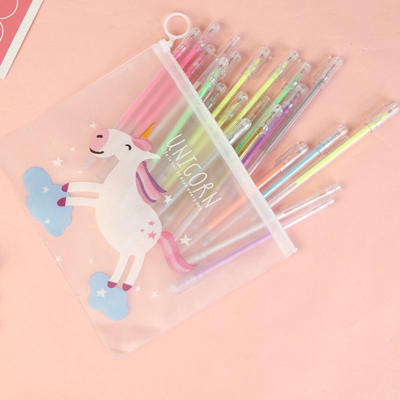 Túi zip đựng bút,mỹ phẩm họa tiết dễ thương