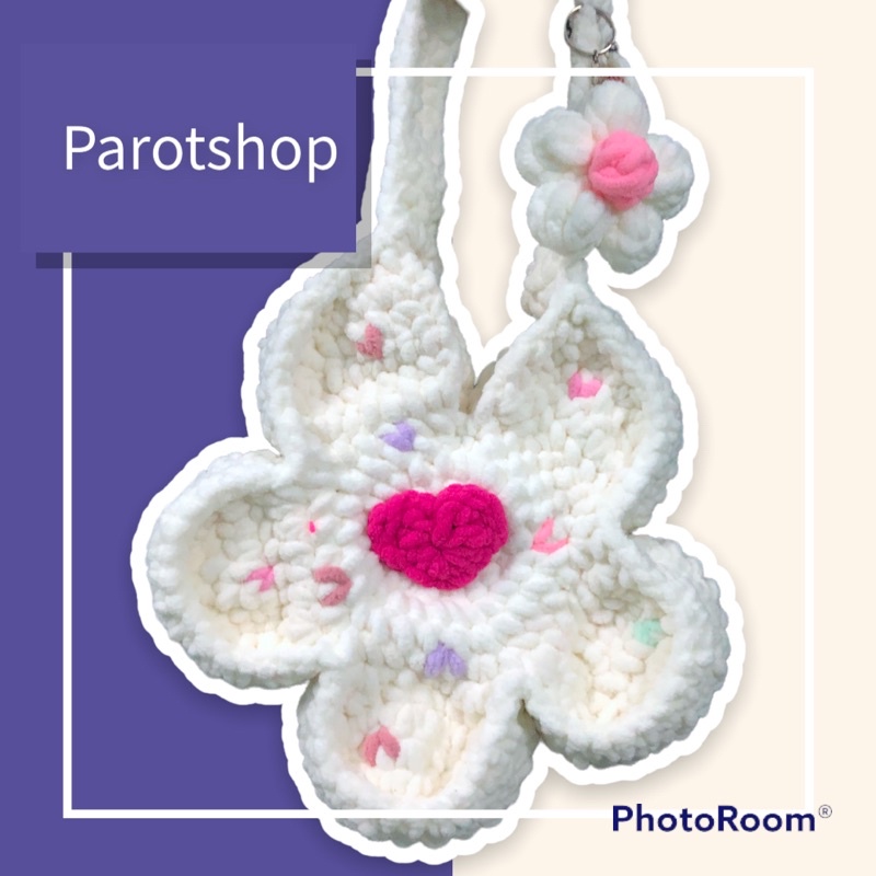 TÚI HOA ĐAN LEN  hàng sẵn