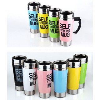 Cốc pha cà phê inox tự khuấy thông minh 450ml