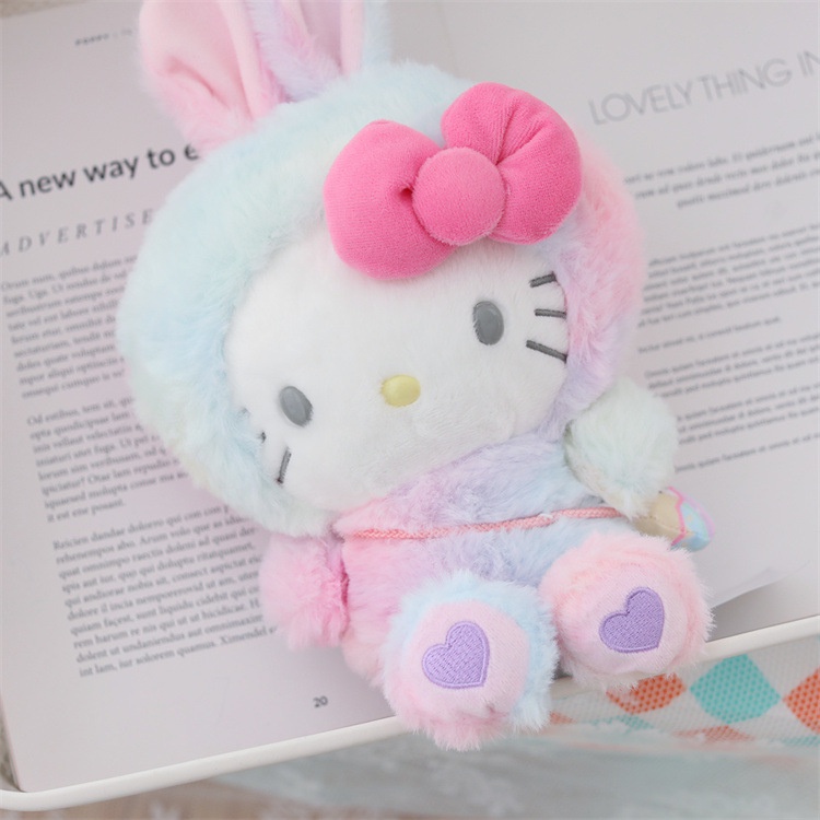 SANRIO Búp Bê Nhồi Bông Hình Cinnamoroll / My Melody Hello Kitty / Thỏ / Đồ Chơi Dành Cho Trẻ Em 8