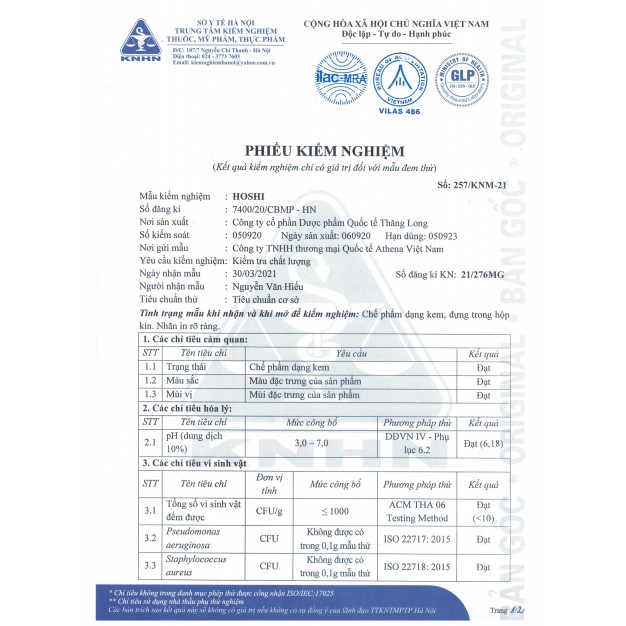 [HOSHI] Bộ 2 Sản Phẩm Dưỡng Xóa Nhăn, Mờ Nám