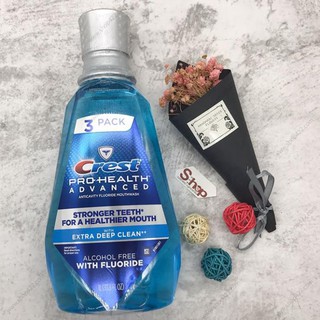 Nước súc miệng Crest Thơm Miệng Trắng Răng Pro Health 1L