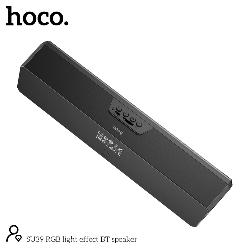 Loa dài bluetooth Hoco SU39 thể thao, LED nhiều màu, Bass mạnh mẽ, to rõ, hỗ trợ di động không dây, Aux 3.5, khe thẻ nhớ