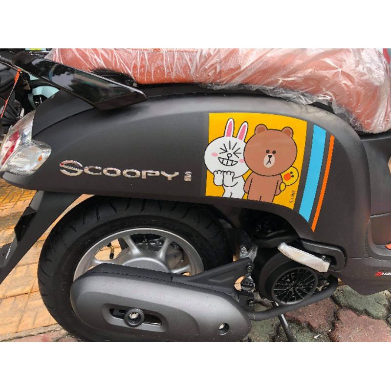 Tem chữ nổi Scoopy chính hãng Honda Thailand