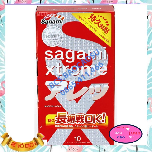 Combo 23 bao cao su Kéo dài thời gian Sagami Feel Long hộp 10 + Miracle Fit hộp 10 + Spearmint 03 siêu rẻ [Free Ship]
