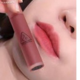 (CAM KẾT AUTH, TEM HIDDEN TAG) Son kem lì 3CE Blur Water Tint #Laydown Màu hồng đào nude pha hồng nâu