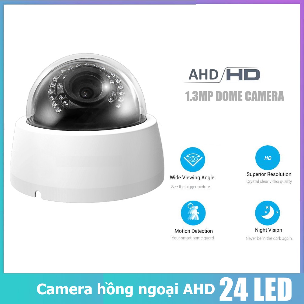 Bộ 2 Camera AHD 24 LED Elitek ECA-11013(Trắng) - Đầu Ghi Elitek + Ổ Cứng 160GB