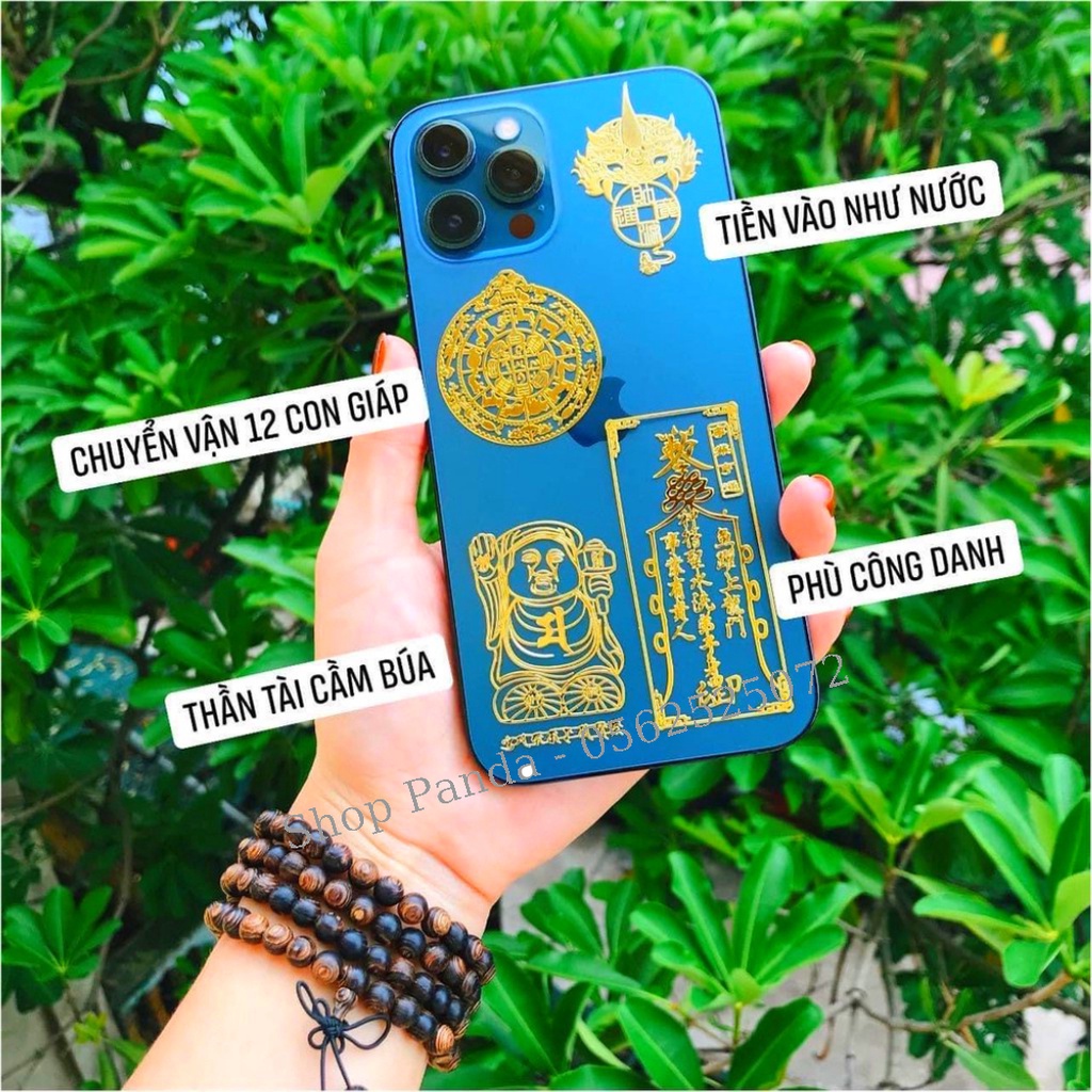 Miếng dán Linh Phù mang tới Tài Lộc - May Mắn - Sức Khỏe - Phong Thủy dành cho các dòng  máy