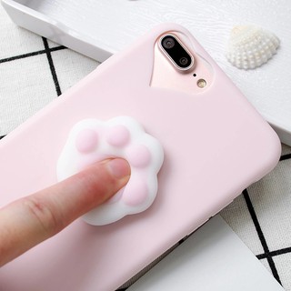 ỐP LƯNG IPHONE THÚ MOCHI (Chân Mèo)