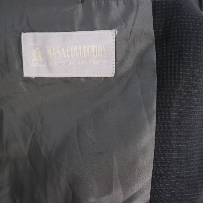 BLAZER MENSWEAR xanh đen sọc caro