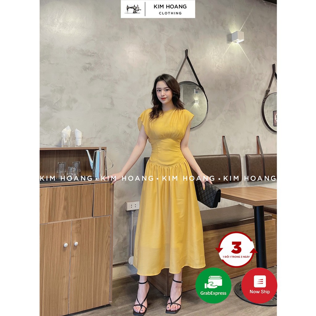 Váy đầm dự tiệc sang trọng thiết kế cao cấp tơ óng chiết eo body sexy | BigBuy360 - bigbuy360.vn
