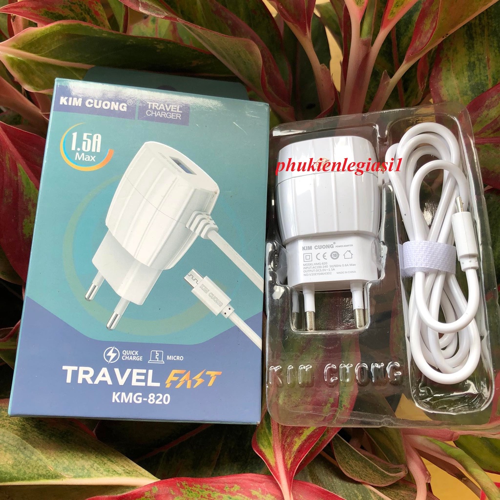 CỐC SẠC LIỀN DÂY KIM CƯƠNG KMG820