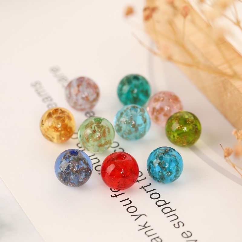 Set 5 hạt pha lê 10/12mm làm đồ trang sức thủ công