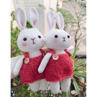 Thỏ len handmade