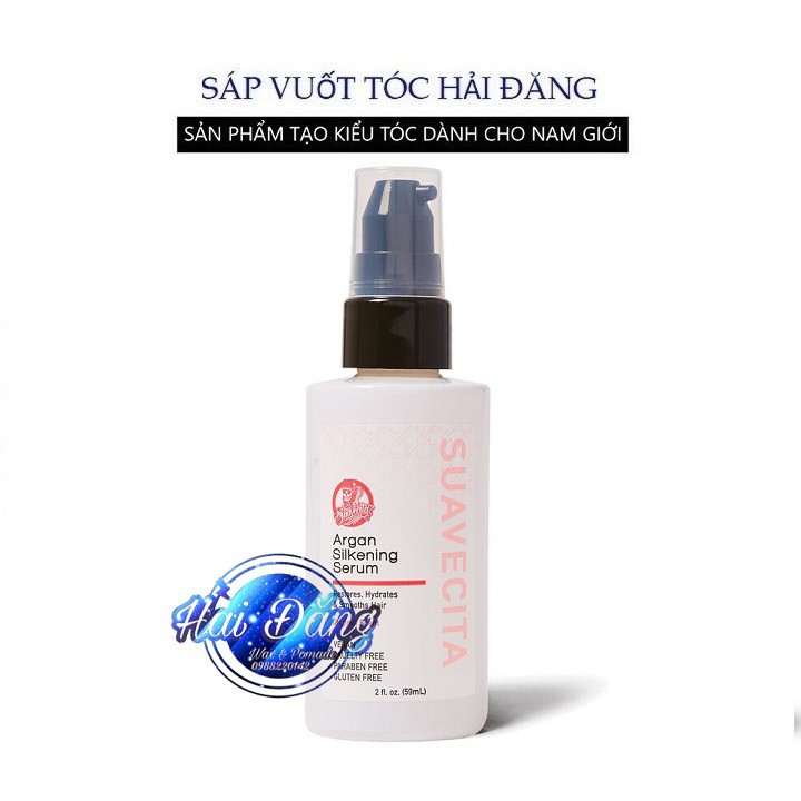 [ Chính Hãng USA ] Dầu dưỡng tóc Argan Silkening Serum Suavecito