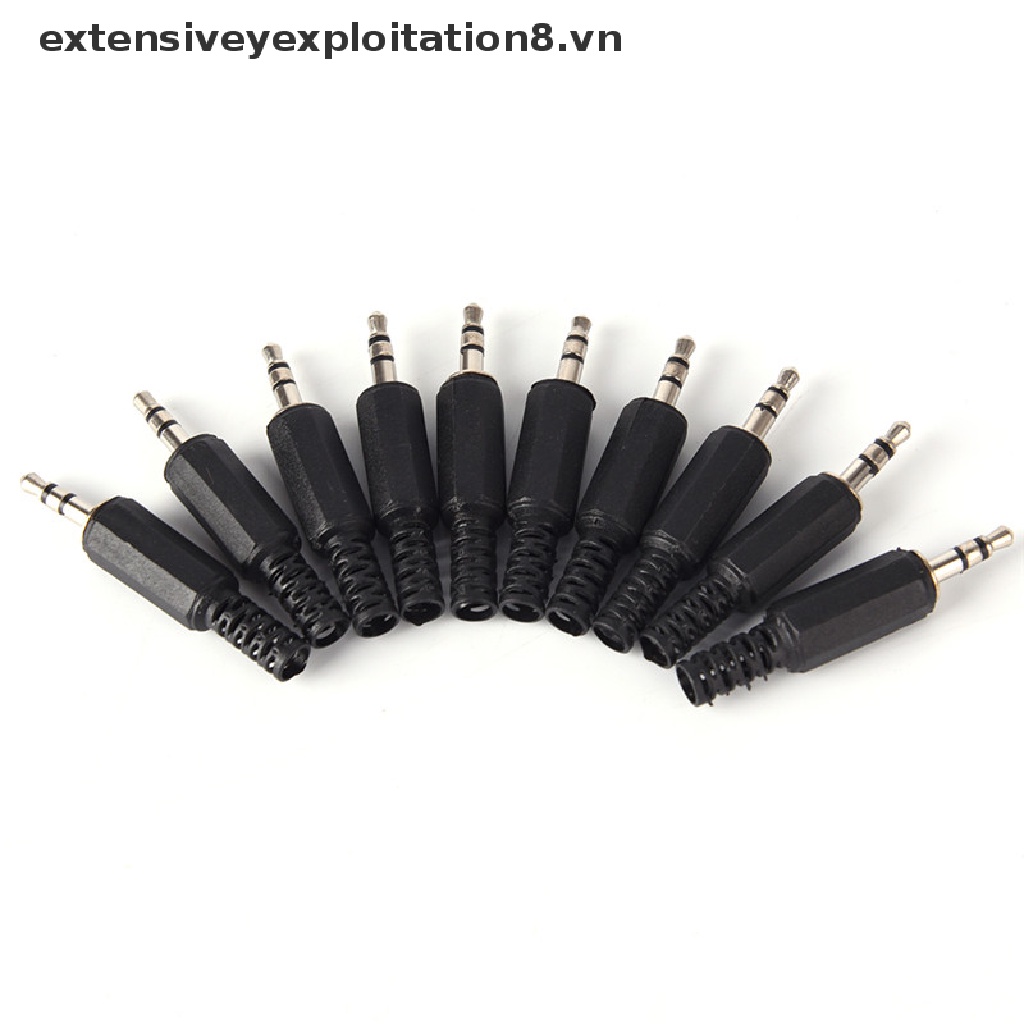Bộ 5 Đầu Nối Jack Cắm Âm Thanh 3.5mm 1 / 8 &quot;Chuyên Dụng