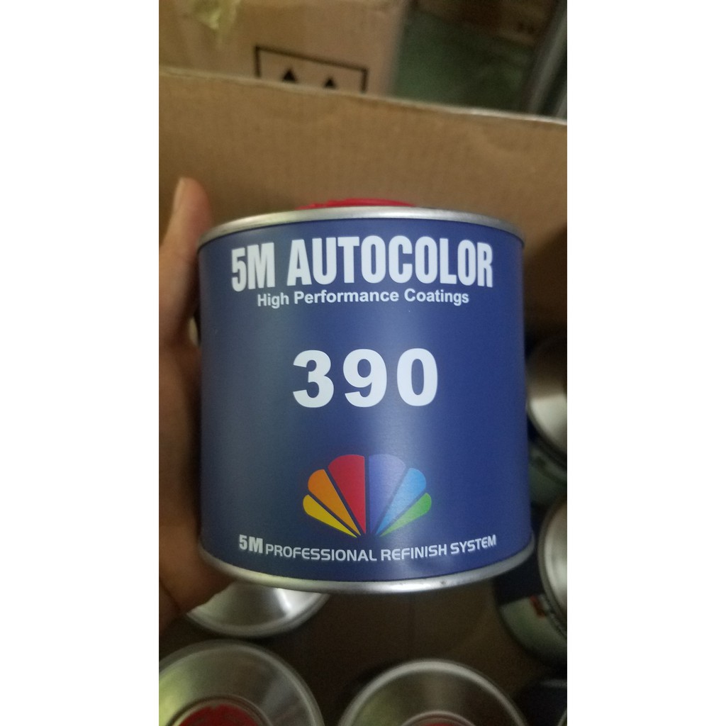 390H Đóng rắn 5M cho sơn 2K hoặc dầu bóng hiệu 5M ( Sơn oto xe máy )