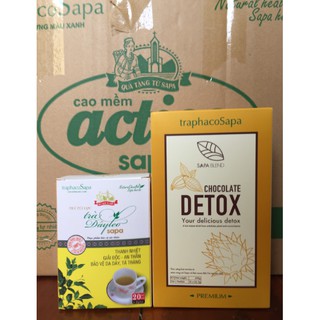 Combo trà túi lọc dây leo 20 túi + Chocolate Detox