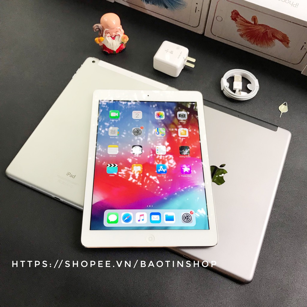 MÁY TÍNH BẢNG IPAD AIR 1 16GB WIFI + 4G ZIN ĐẸP 99% | BigBuy360 - bigbuy360.vn