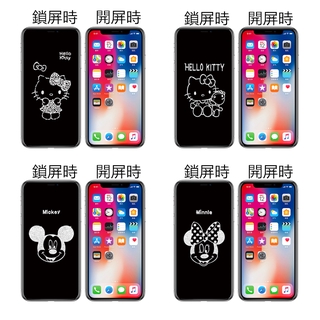 Phù Hợp Kính Cường Lực Toàn Màn Hình In Hình Hello Kitty Mickey Minnie Cho Iphone 12 11 pro max mini XS XR