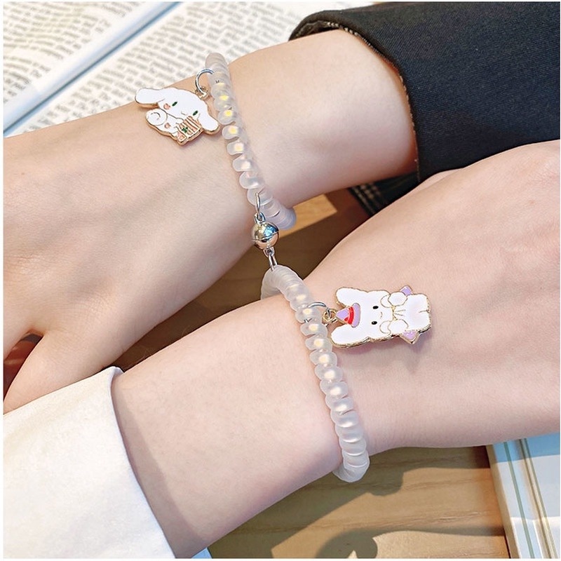 Set 2 vòng tay tình nhân nam châm