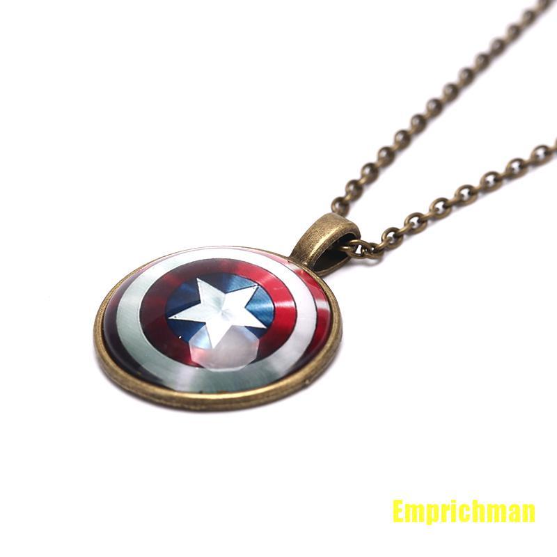 Dây Chuyền Mặt Hình Khiên Của Captain America