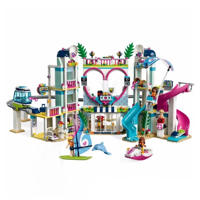 Đồ chơi xếp hình lego friends Đồ chơi bé gái Mô hình Công viên nước Heartlake City Resortc No. 3018 Với 1139 Chi Tiết