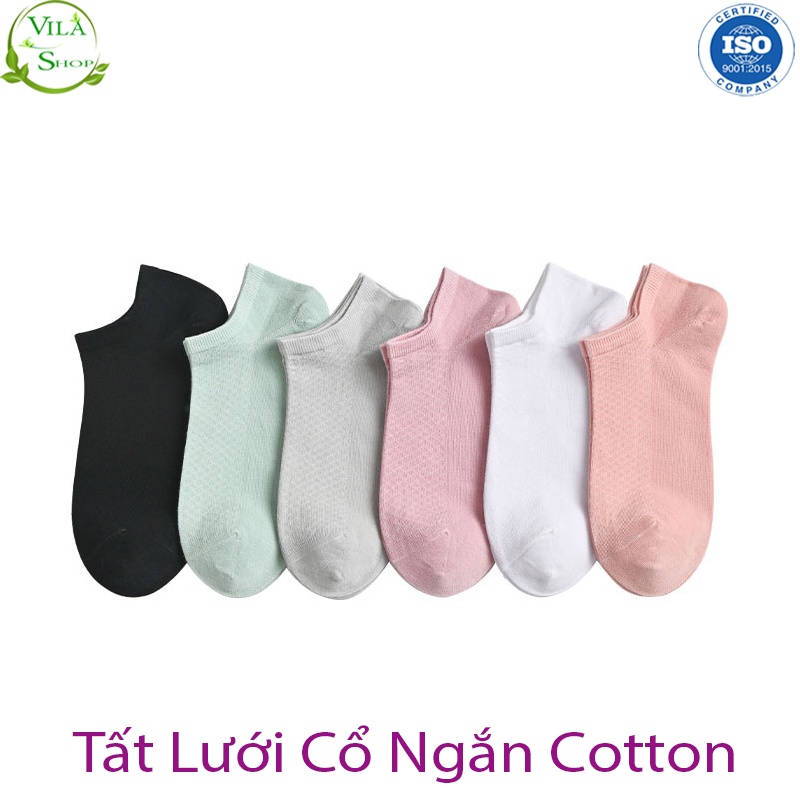 Tất Nữ Cổ Ngắn, Tất Nữ Kẻ Viền Cổ Ngắn Chất Liệu Len, Nỉ, Cotton Dày, Ấm Áp Mẫu Mới Cập Nhật