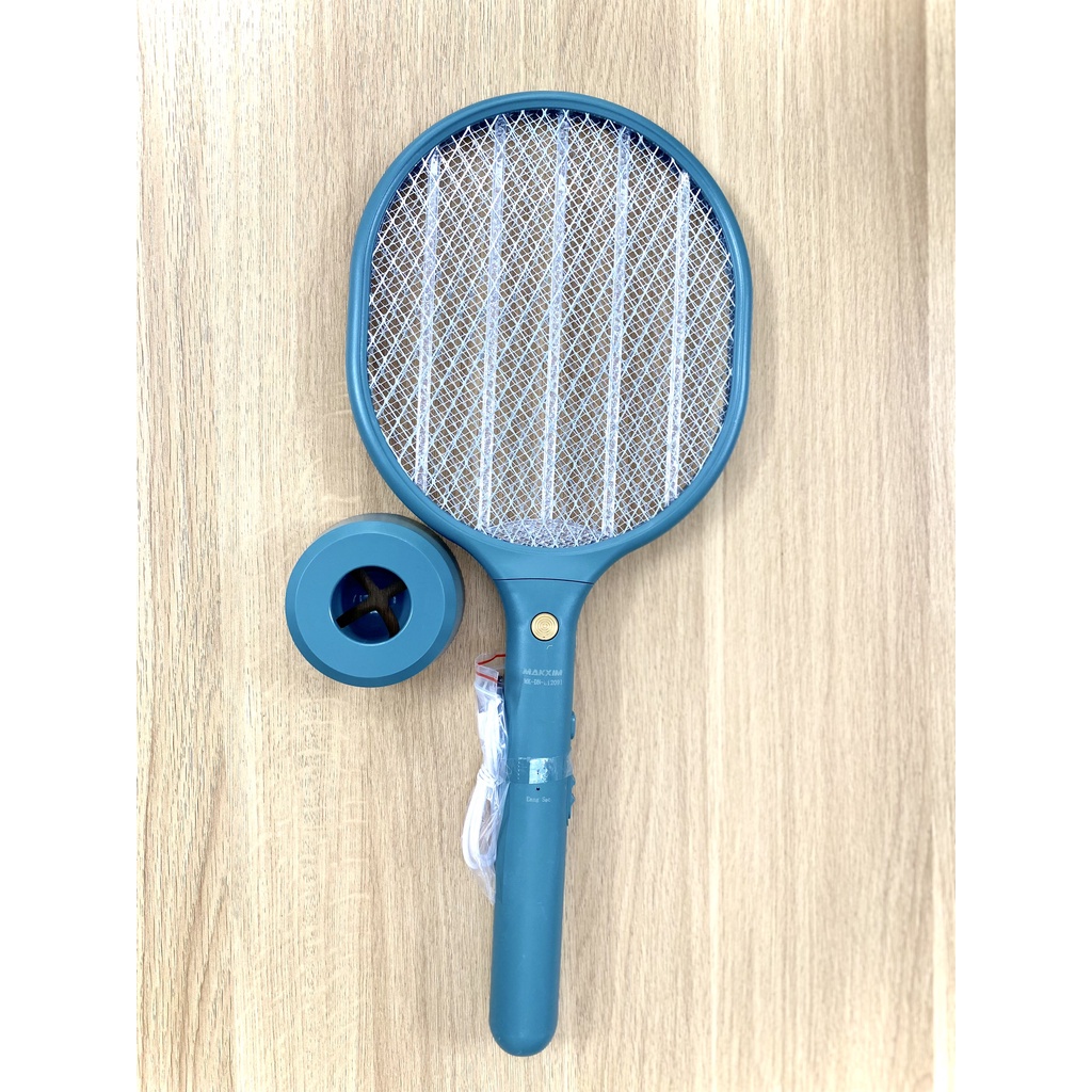 Vợt muỗi kiêm đèn bắt muỗi Makxim Li2091, có vợt thường đi kèm sản phẩm