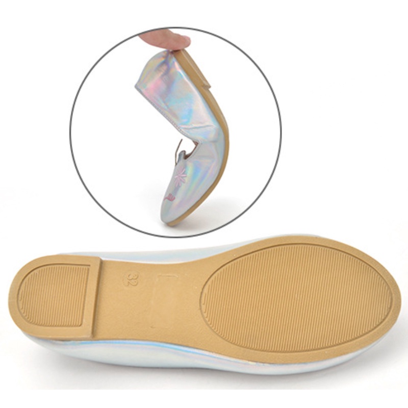 Giày Lười Công Chúa Đế Bệt Mềm Thêu Hình Kỳ Lân Màu Trơn Dễ Thương Thời Trang Cho Bé Gái 2022