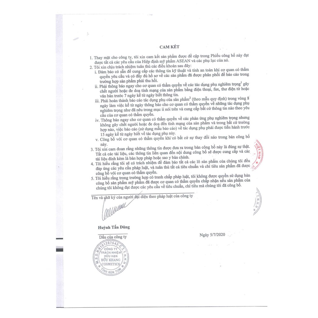 SERUM SÂM DÂY NGỌC LINH KON TUM - 10ml - CT BỬU KHANG COSMETICS | BigBuy360 - bigbuy360.vn