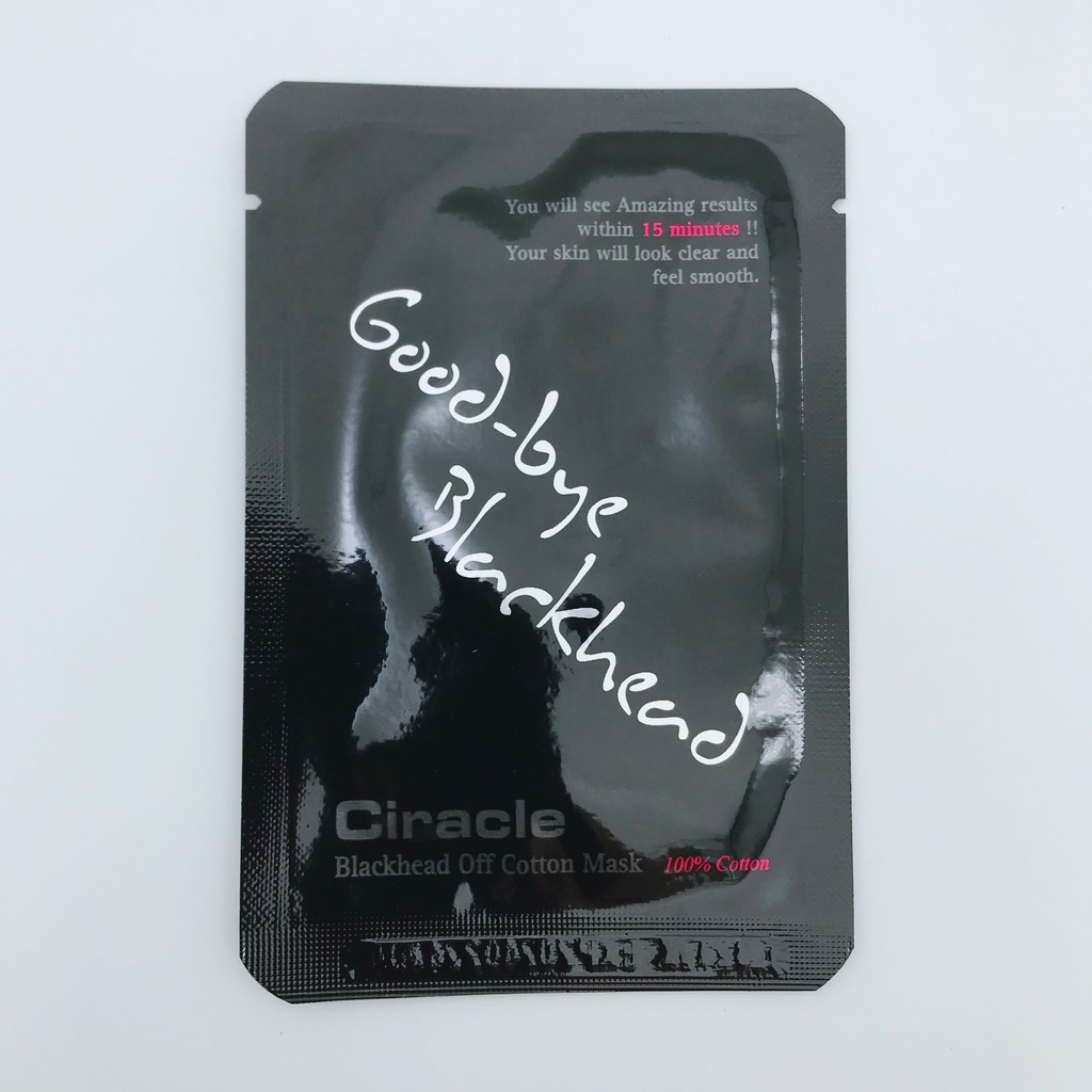 [01 gói lẻ] Miếng dán đẩy mụn đầu đen Ciracle Goodbye Blackhead