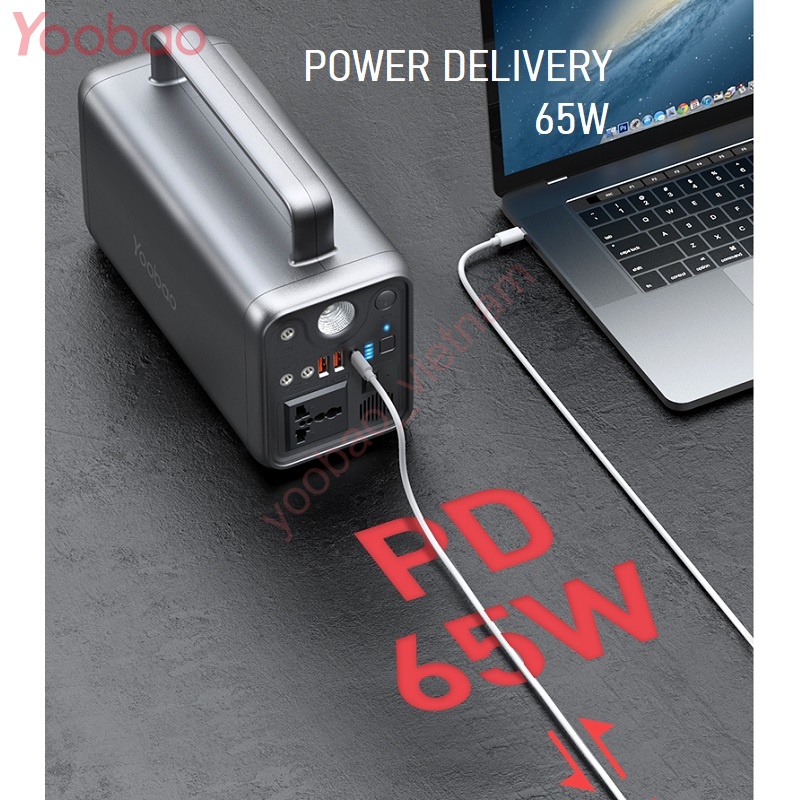 Trạm Sạc Dự Phòng Yoobao 72000mAh AC220V/300W PD65W - YOOBAO EN300WLPD