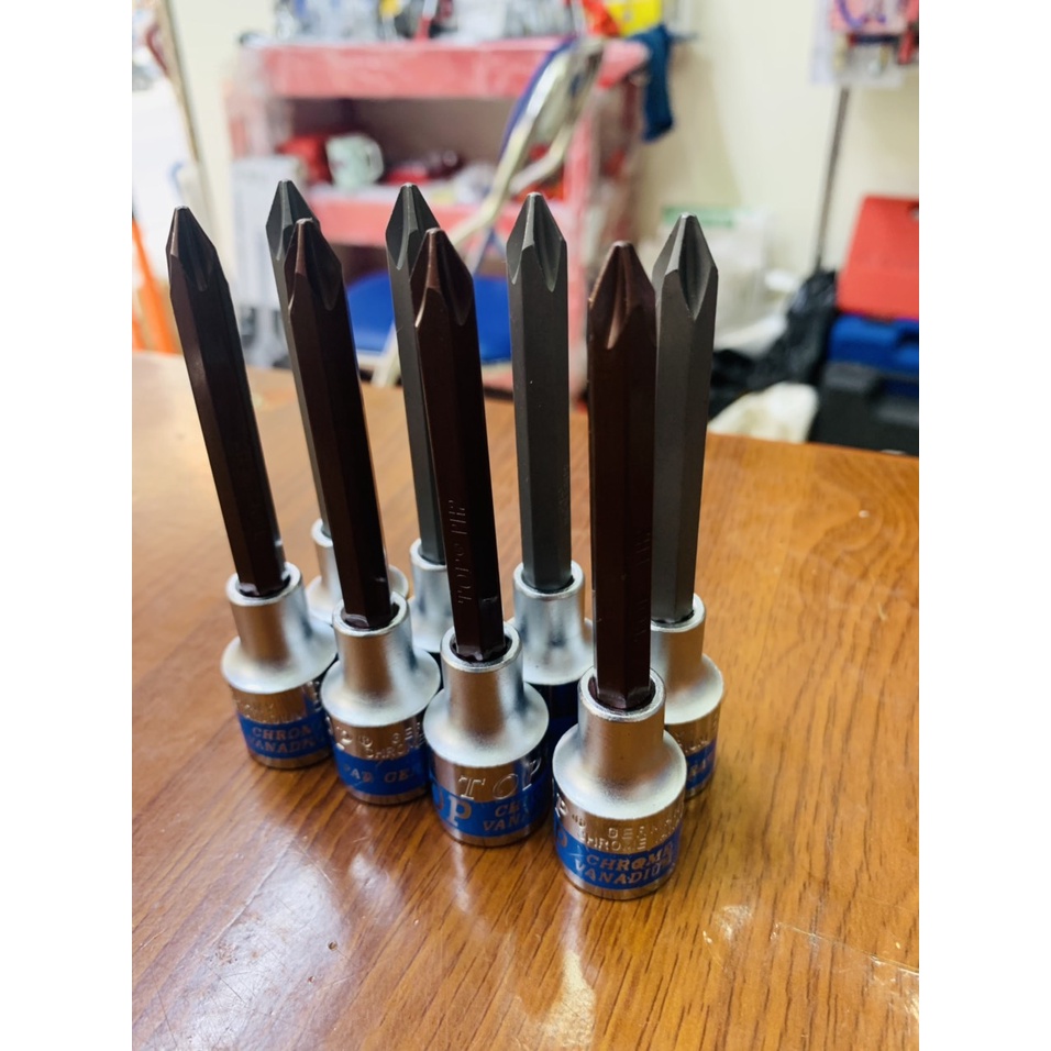 KHẨU MŨI VÍT DÀI  4 CẠNH ĐẦU 1/2 " TOPTOOL