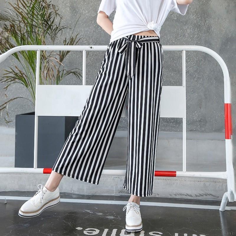 Quần dài ống rộng lưng thun thời trang nữ tính độc đáo | BigBuy360 - bigbuy360.vn